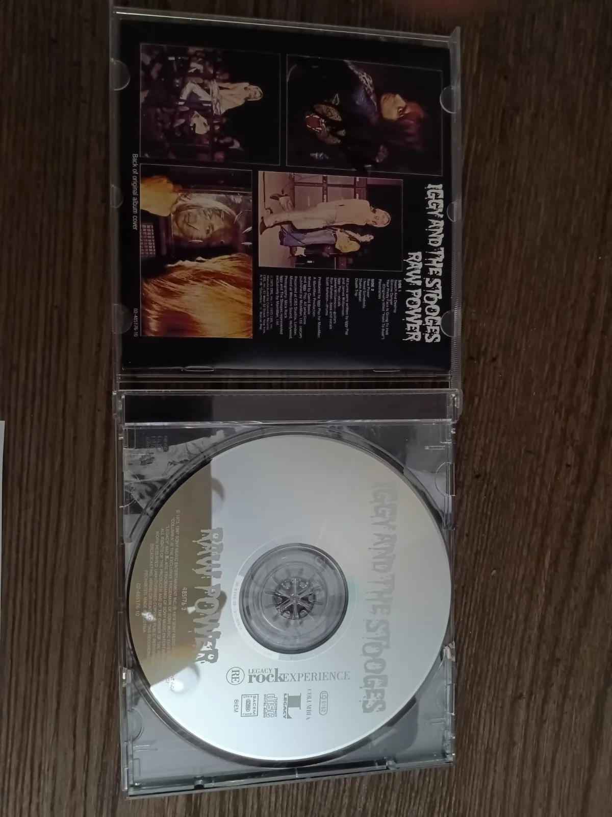 Iggy Pop Signed Autographed CD sleeve Raw Power With COA, image 2