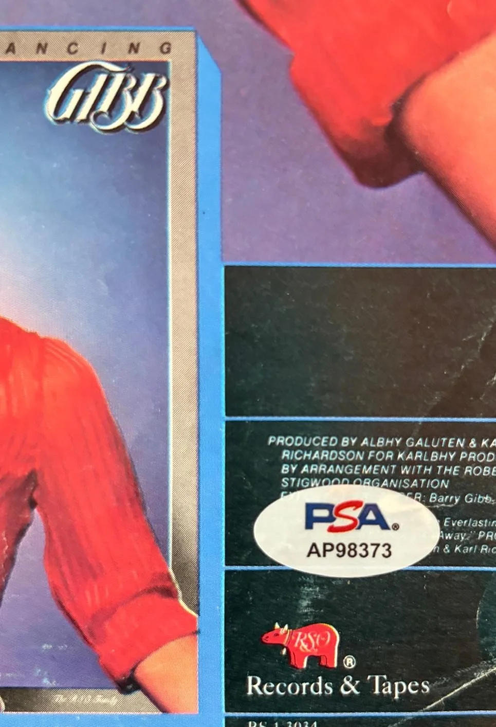 Andy Gibb — ANDY GIBB SIGNED AUTOGRAPHED 11X14 MAGAZINE PAGE BEE GEES BARRY ROBIN PSA COA C, image 3