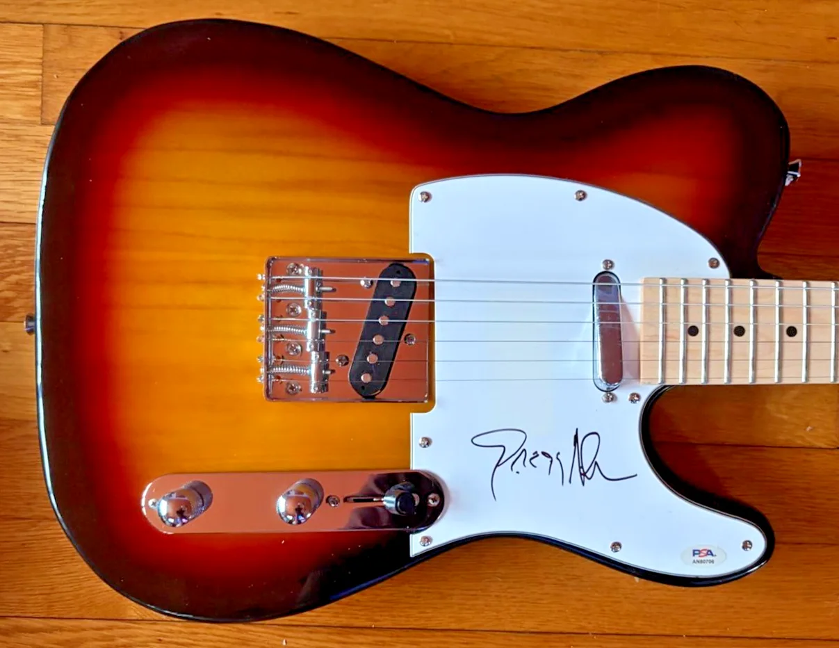 Gregg Allman — GREGG ALLMAN SIGNED AUTOGRAPHED TELECASTER GUITAR MIDNIGHT RIDER BROTHERS PSA