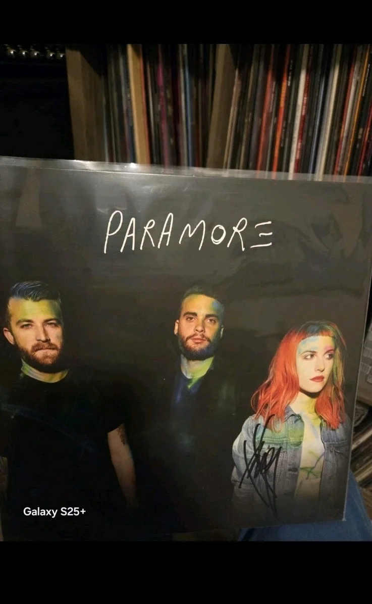 HAYLEY WILLIAMS SIGNED PARAMORE SELF TITLED VINYL ALBUM AUTOGRAPH COA, изображение 5