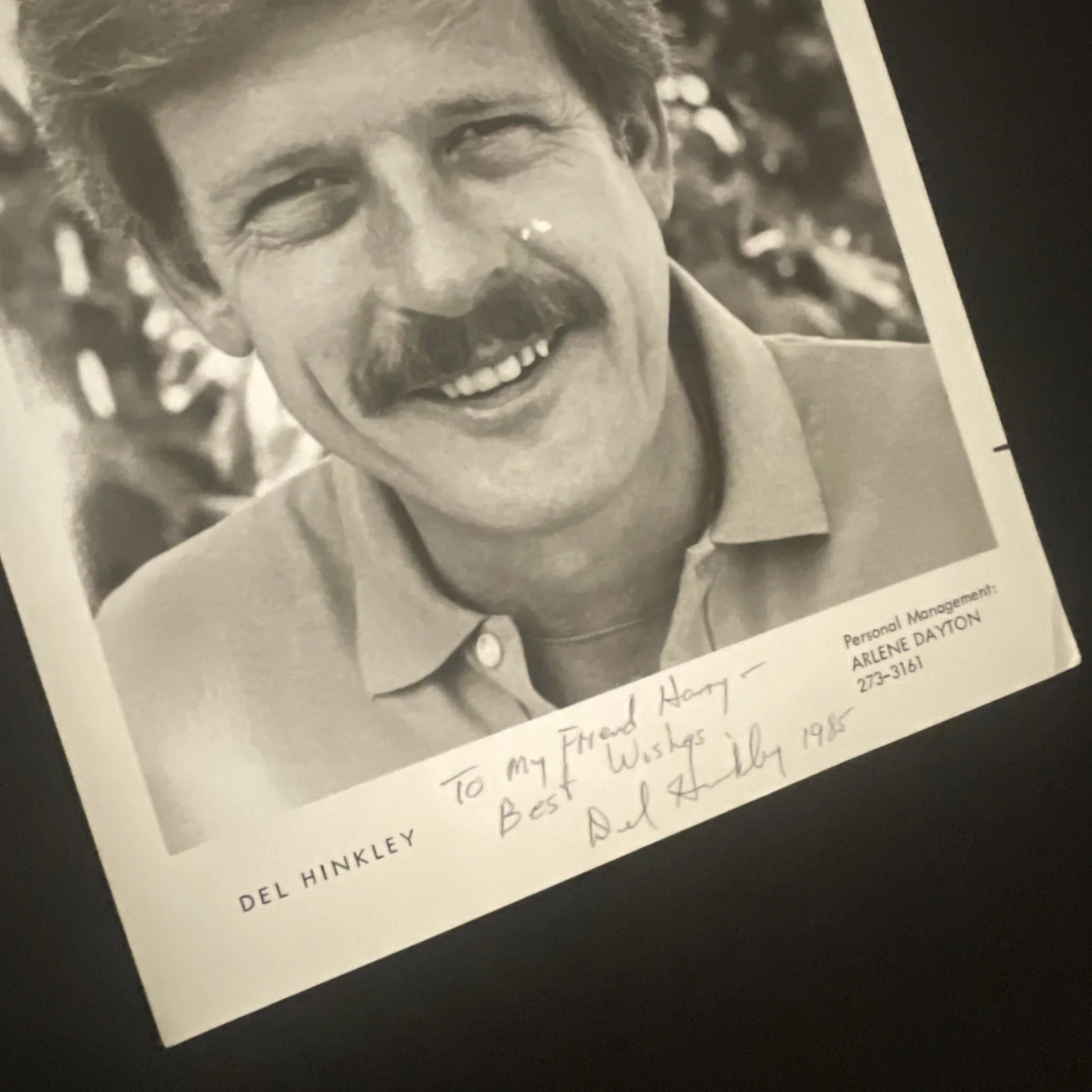 DEL HINKLEY Kojak, Quincy M.E.: Hand Signed Celebrity Photo 8 x 10” / KSK, изображение 4