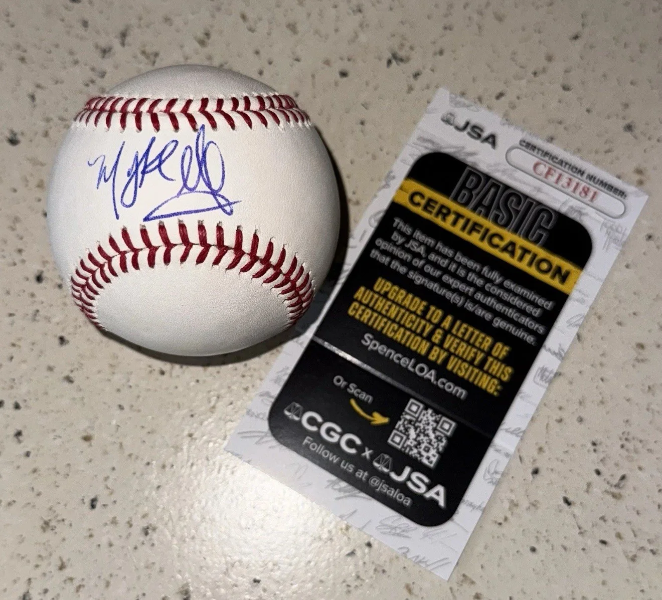 MYKE TOWERS SIGNED ROMLB BASEBALL JSA LATIN RAP MUSIC YOUNG KINGZ AUTOGRAPH ⚾️, image 3