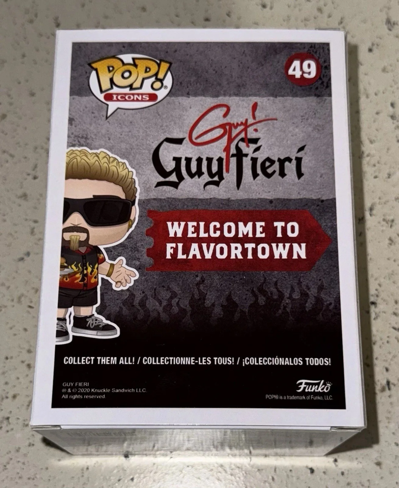 Guy Fieri — GUY FIERI SIGNED JSA FUNKO POP VINYL FLAVORTOWN DINER DRIVE INS DIVES AUTOGRAPH, изображение 3