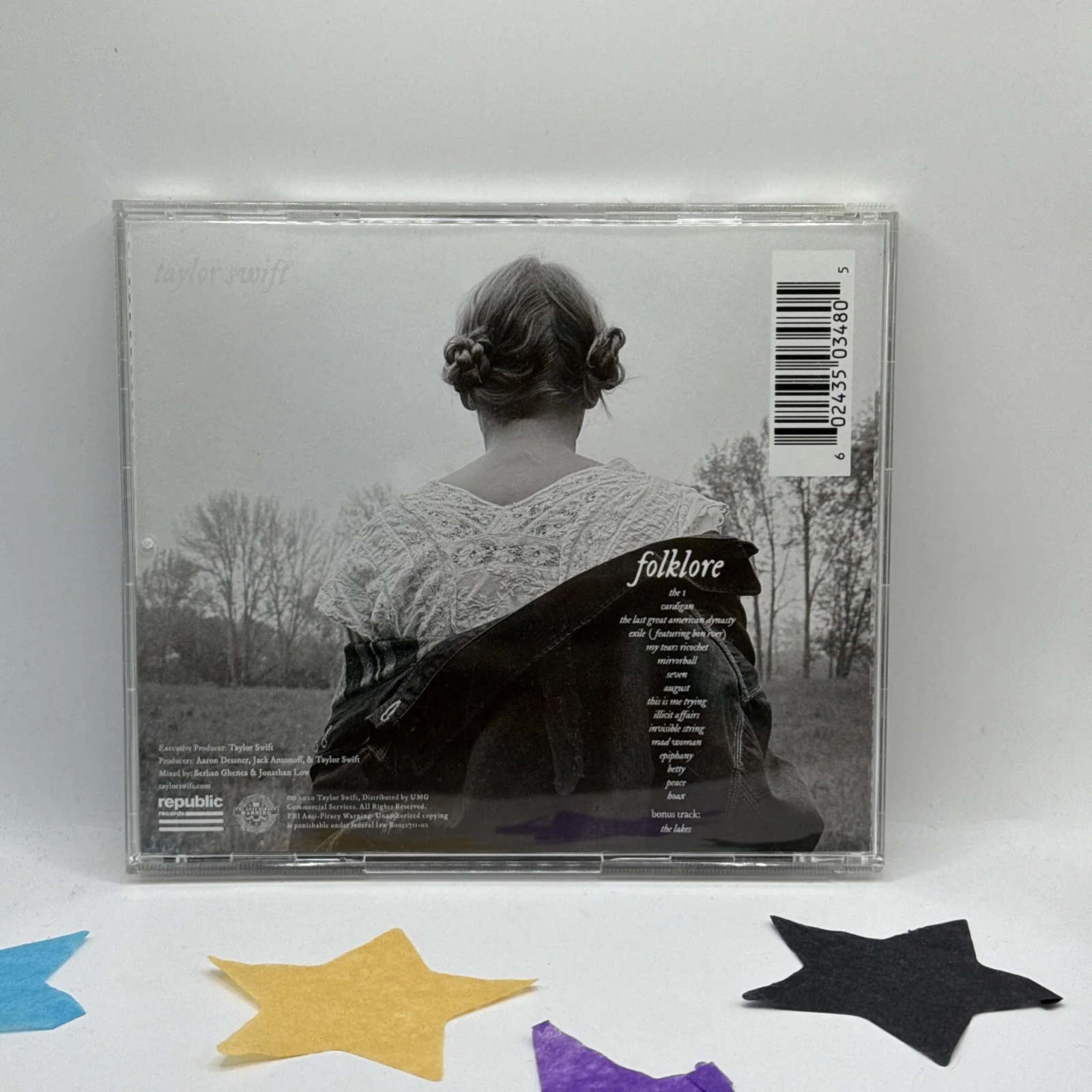 Taylor Swift SIGNED Folklore CD Heart Authentic Autograph Sealed, image 3