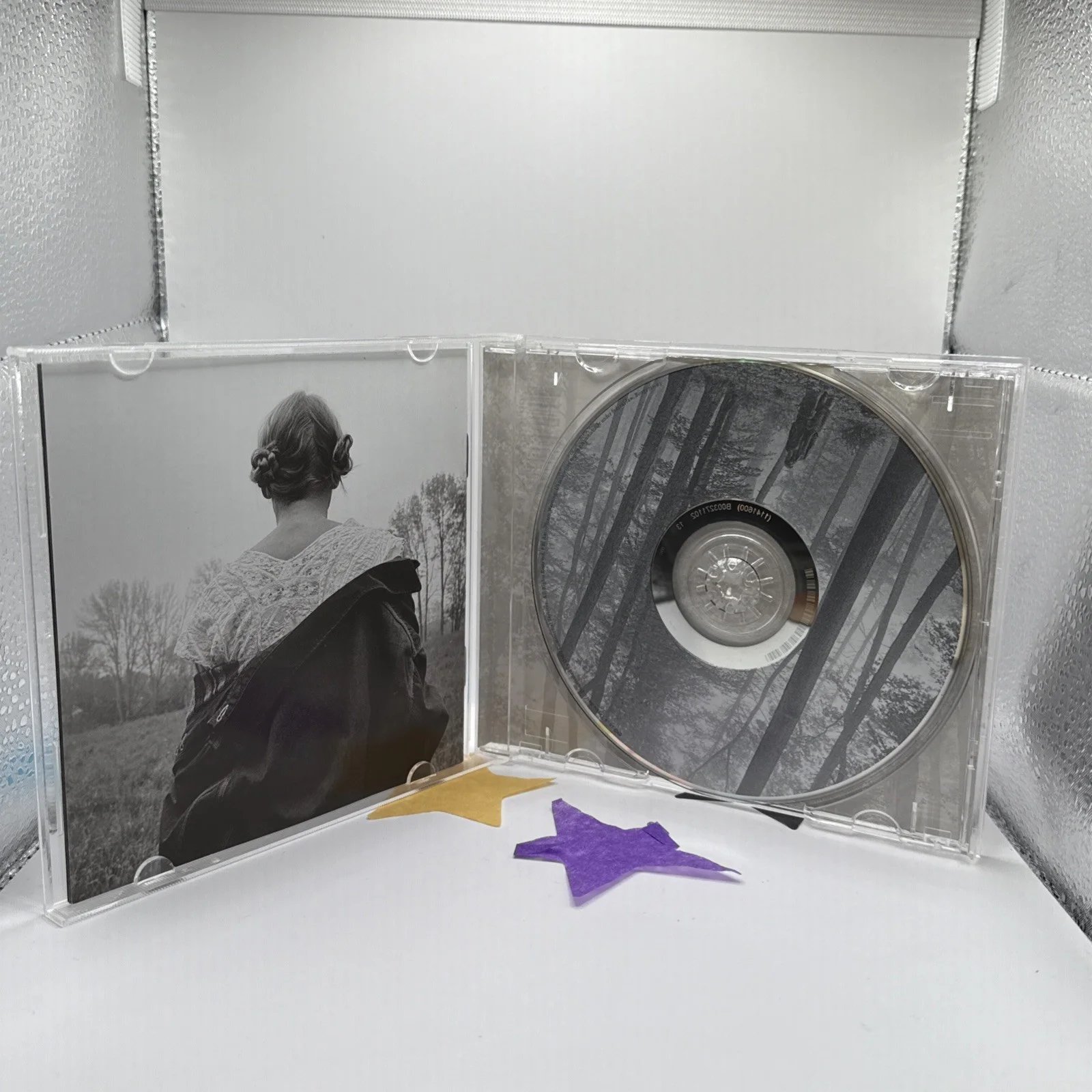Taylor Swift SIGNED Folklore CD Heart Authentic Autograph Sealed, image 4