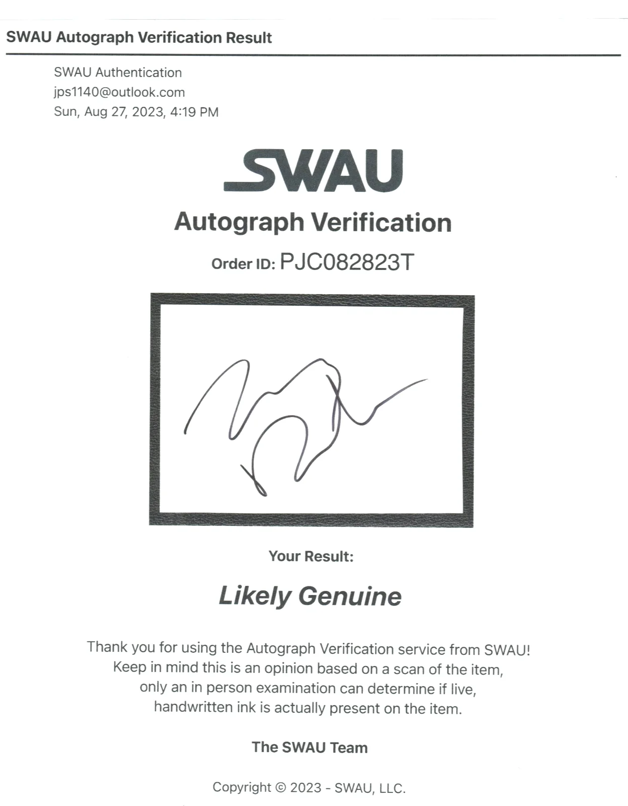 Zooey Deschanel Hand Signed 5x7 Index Card SWAU COA Almost Famous ELF New Girl, изображение 2