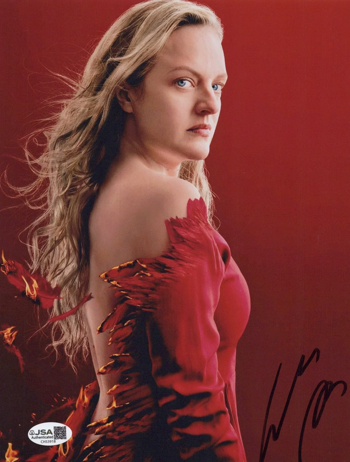 ELISABETH MOSS — ELIZABETH MOSS Authentic Hand-Signed "THE HANDMAID'S TALE" 8x10 Photo (JSA COA)
