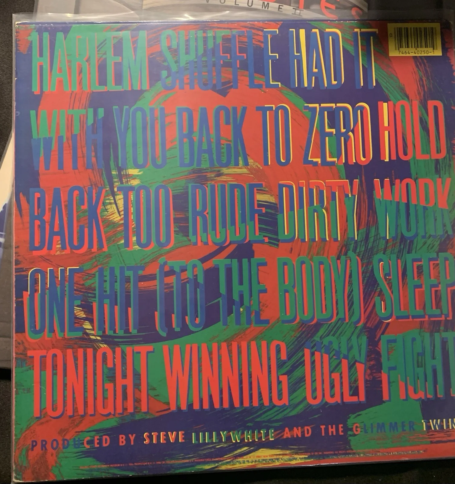 Charlie Watts signed Rolling Stones Dirty Work vinyl record, image 3