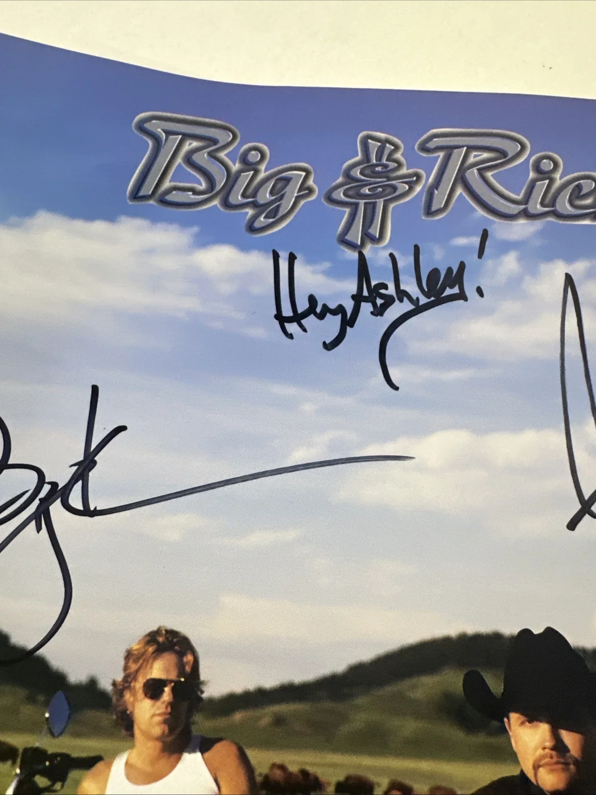 Big & Rich Big Kenny & John Rich Autograph Signed 9x11 WB Publicity Photo, изображение 3