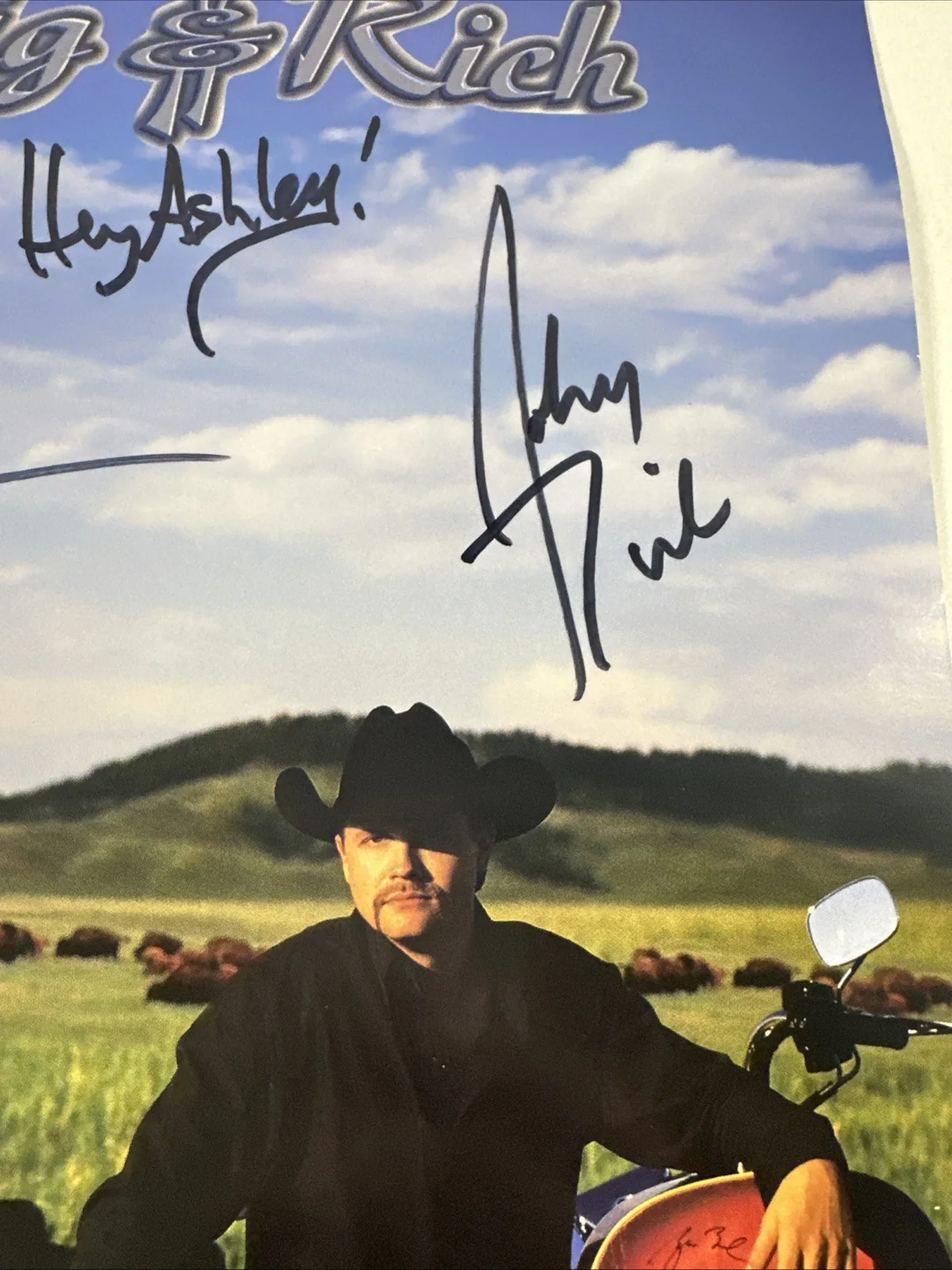 Big & Rich Big Kenny & John Rich Autograph Signed 9x11 WB Publicity Photo, изображение 4