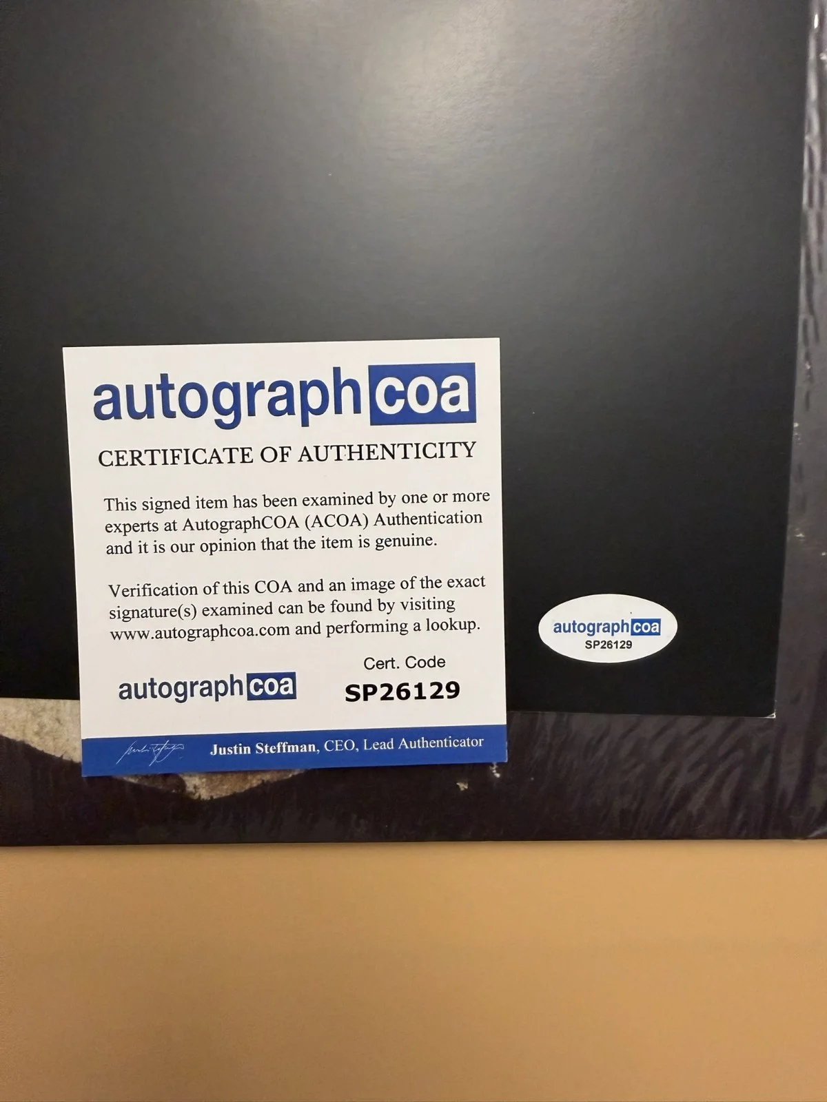 Mirador SIGNED Debut Album Vinyl Autograph All Members ACOA SP26129, изображение 3