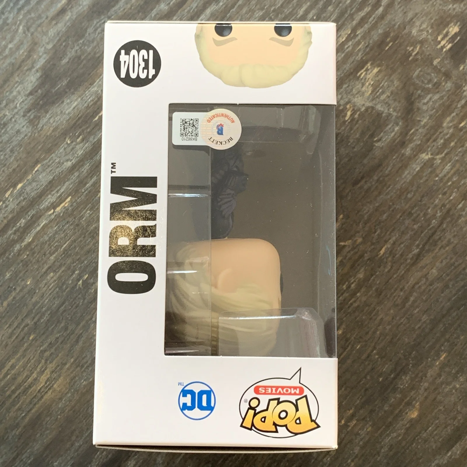 Patrick Wilson Autographed Signed Ocean Master Aquaman Funko Pop Beckett COA, image 5