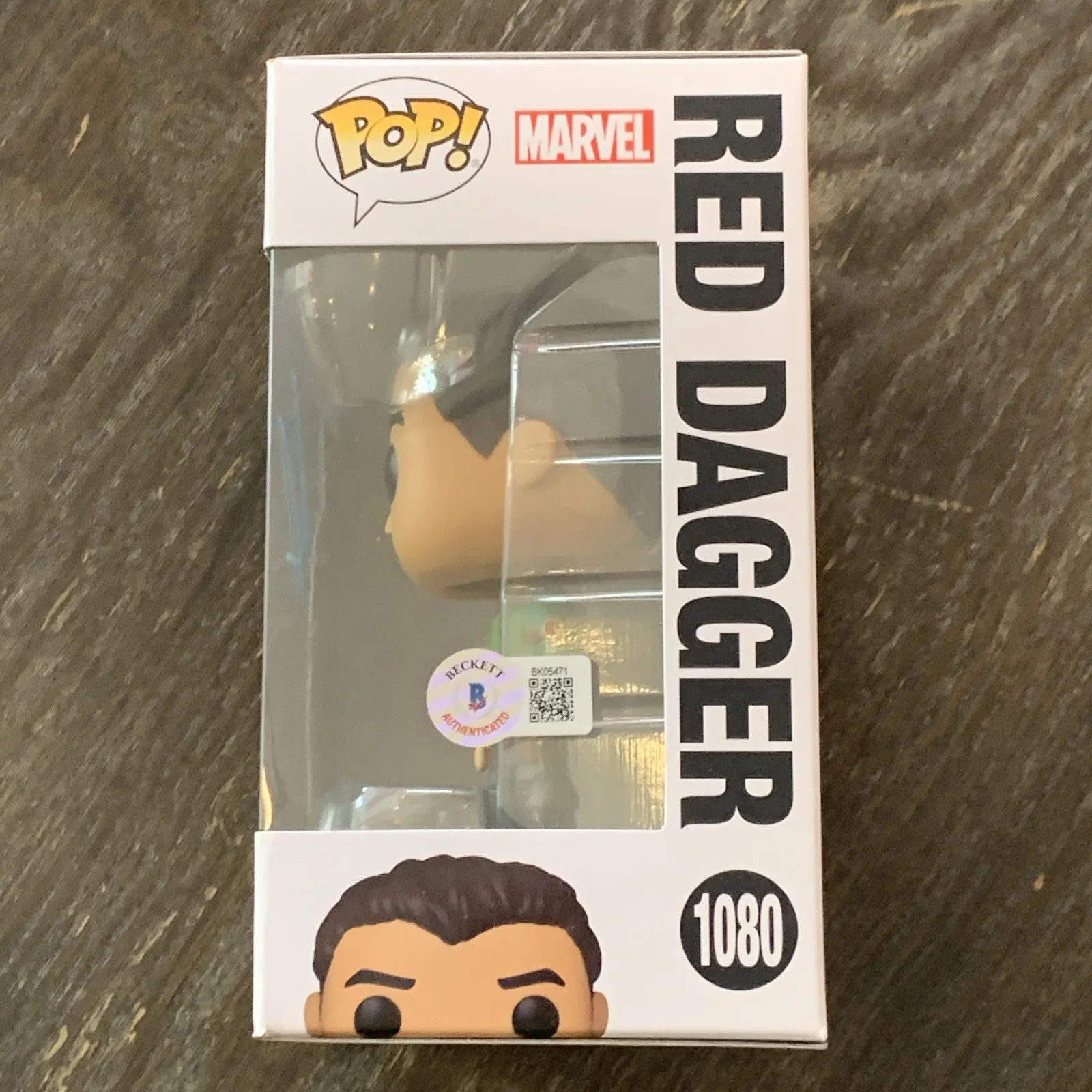 Aramis Knight — Aramis Knight Signed Funko Pop Ms. Marvel Red Dagger #1080 Autograph Beckett COA, изображение 2