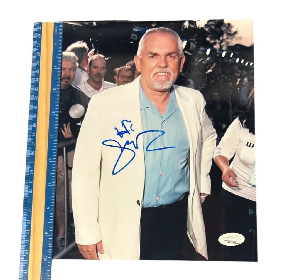 JOHN RATZENBERGER — JOHN RATZENBERGER HAND SIGNED AUTOGRAPHED COLOR 8x10" PHOTO JSA JB
