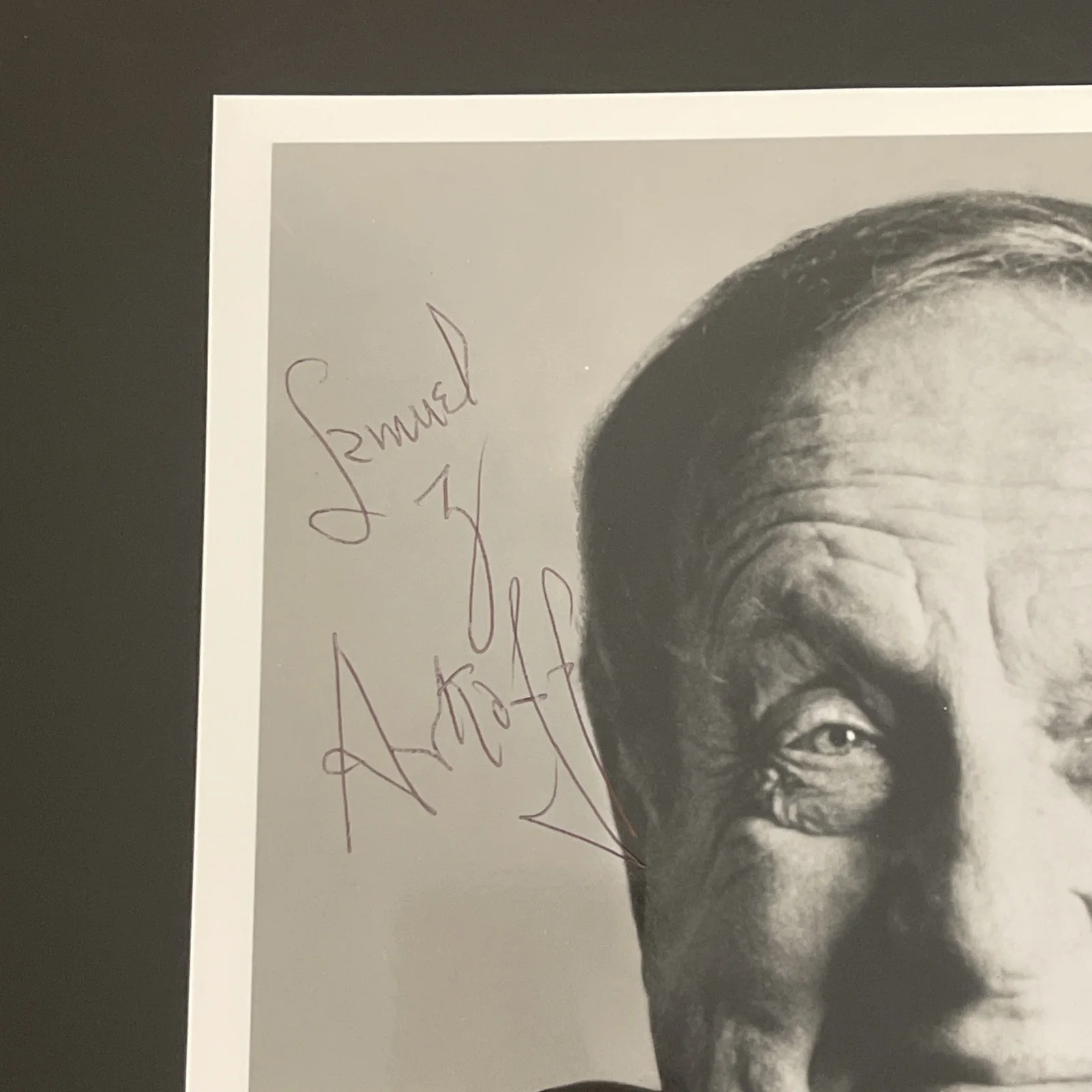SAMUEL Z. ARKOFF American Film Producer: Hand Signed Celebrity Photo 8x10” / KSK, изображение 2