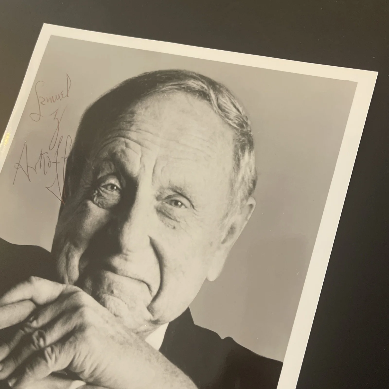 SAMUEL Z. ARKOFF American Film Producer: Hand Signed Celebrity Photo 8x10” / KSK, изображение 3