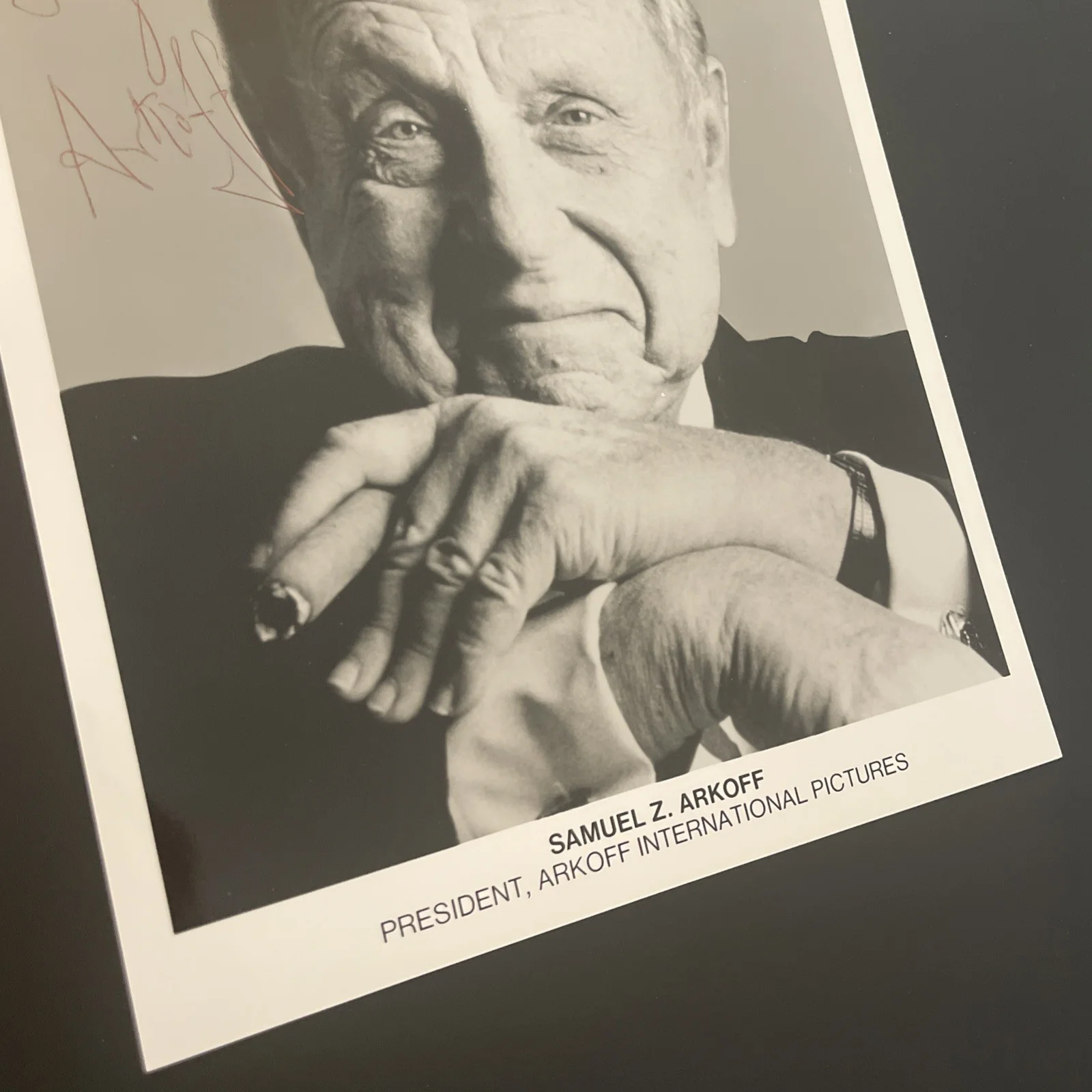 SAMUEL Z. ARKOFF American Film Producer: Hand Signed Celebrity Photo 8x10” / KSK, изображение 4