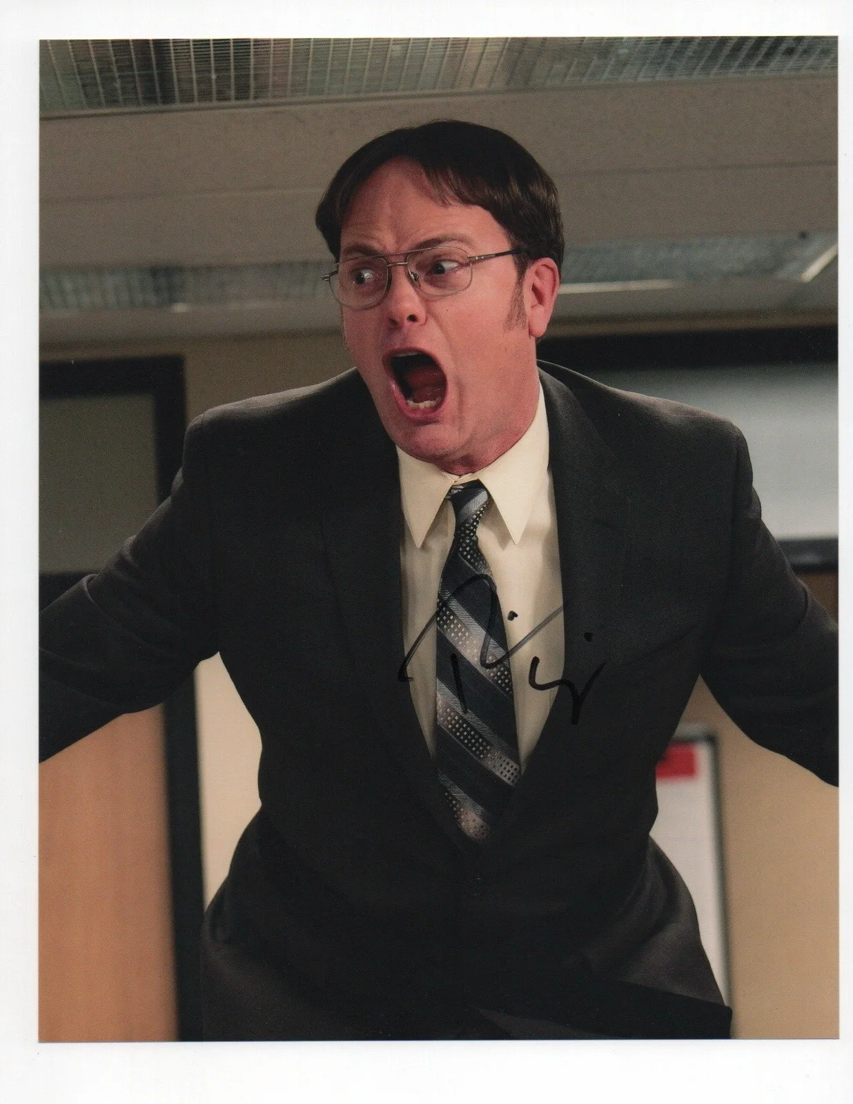Rainn Wilson — Rainn Wilson signed autograph 8x10 Photo No COA Pass BAS PSA JSA Dwight Schrute