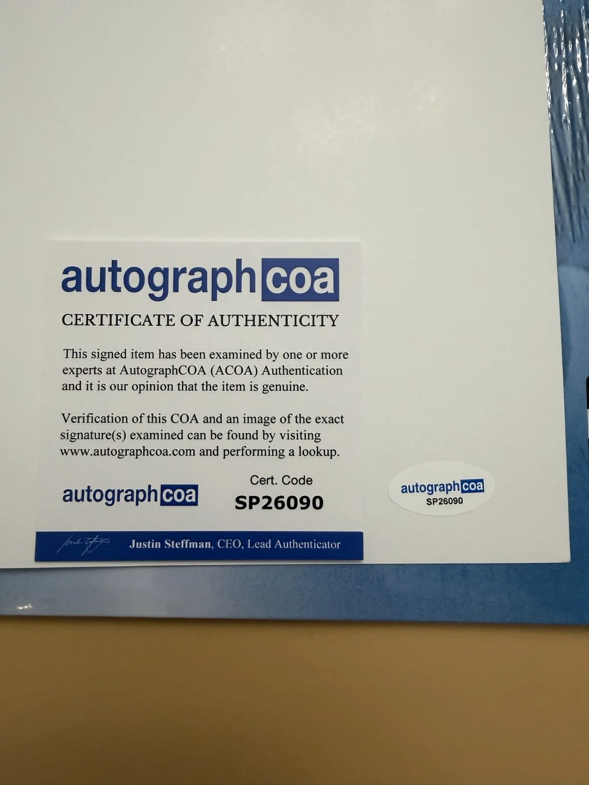 SIGNED Lorde Virgin Art Card Photo & Vinyl LP COA SP26090, изображение 3
