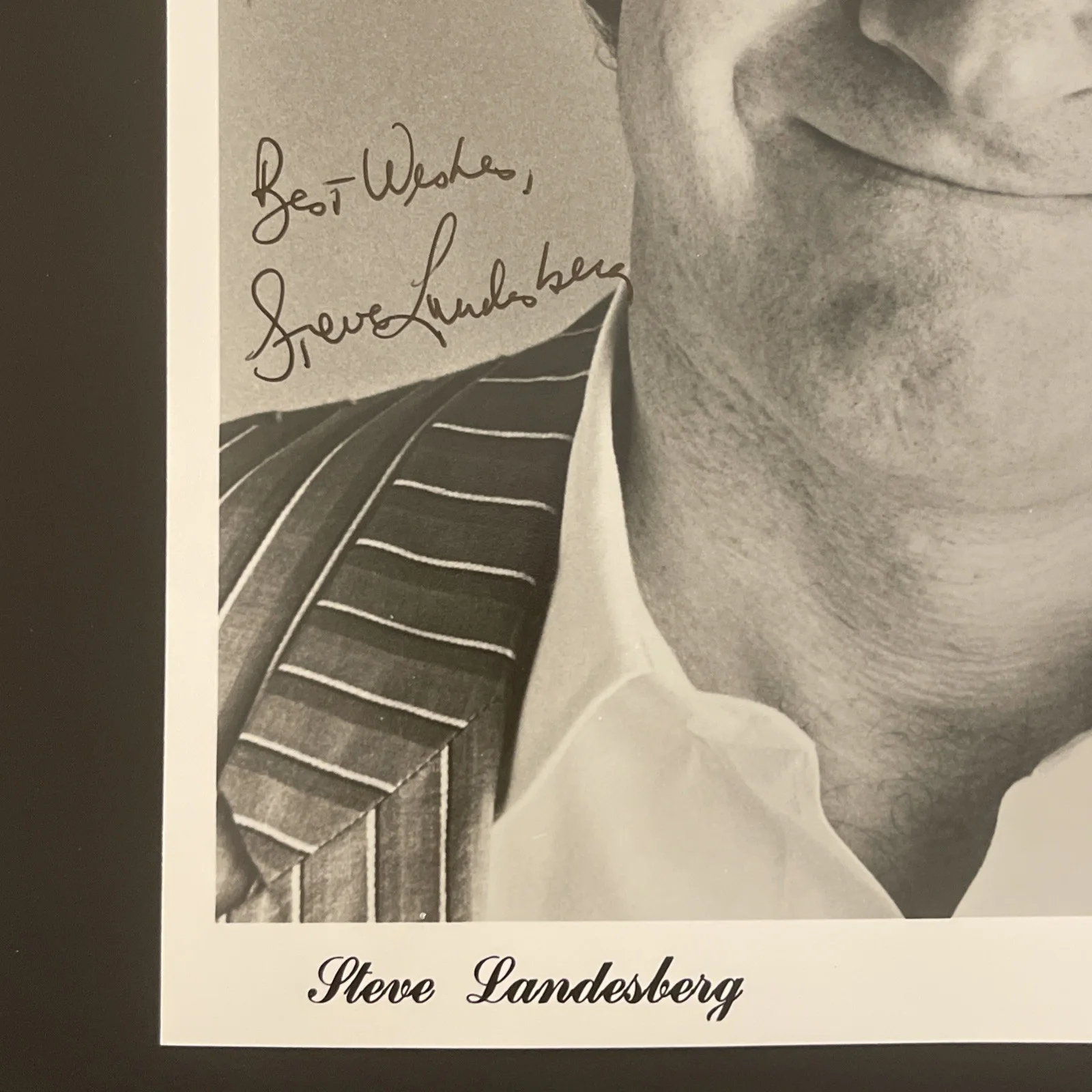 STEVE LANDESBERG Barney Miller: Hand Signed Celebrity Photo 8 x 10” / KSK, изображение 2