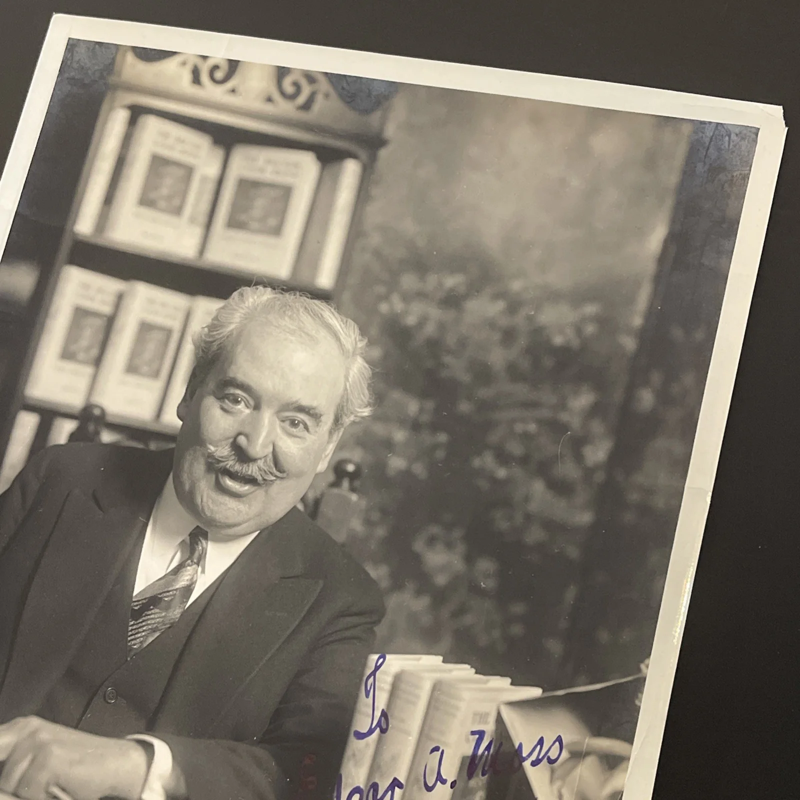 GEORGE RECTOR Actor/Food Writer/Restaurateur: Signed Celebrity Photo 8x10” /KSK, изображение 3