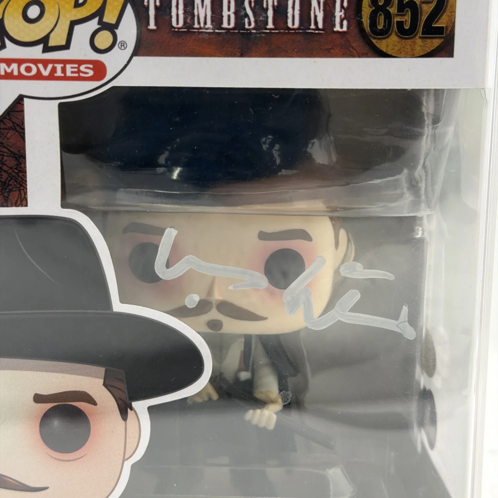 Val Kilmer — Val Kilmer Signed Tombstone Doc Holliday Funko Pop #852 PSA HARD CASED AUTH. DNA, изображение 2