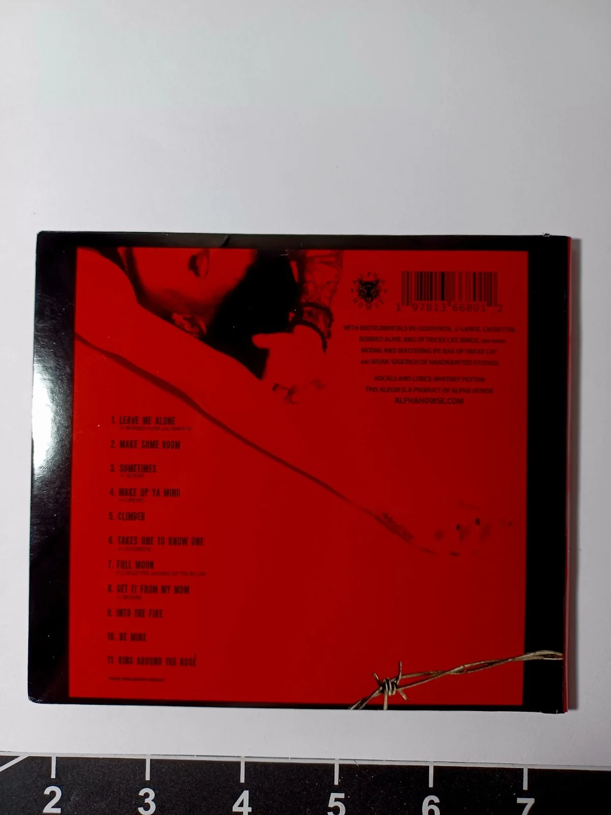 WHITNEY PEYTON SIDE EFFECTS Album Signed CD ALPHA HOWSE, image 5