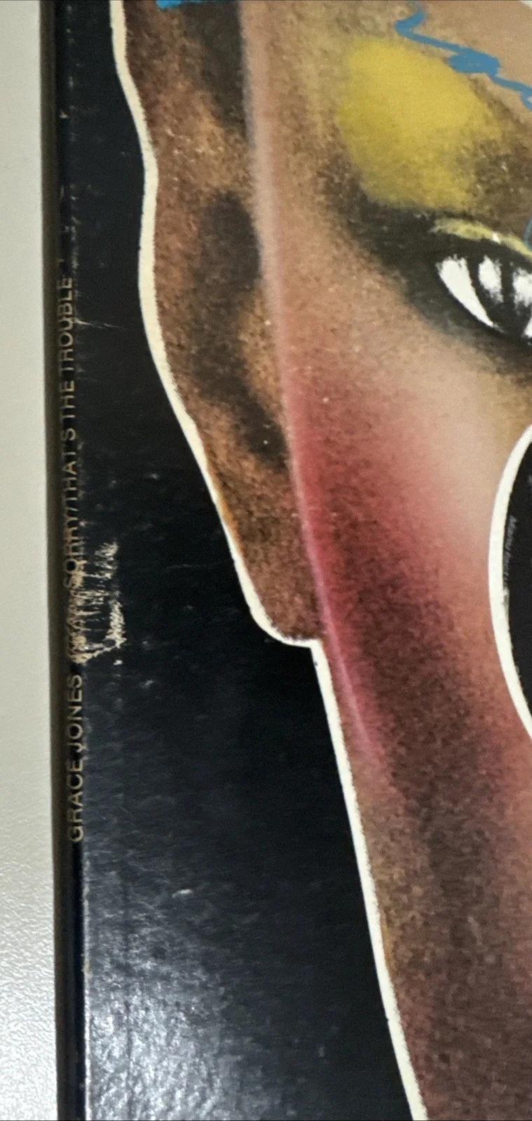 SIGNED Grace Jones Sorry That's The Trouble 12" Vinyl With Note To Producer, изображение 5