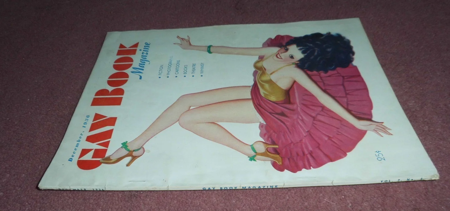 GAY BOOK MAGAZINE (1936) US mag FINE CONDITION (6.5), изображение 4