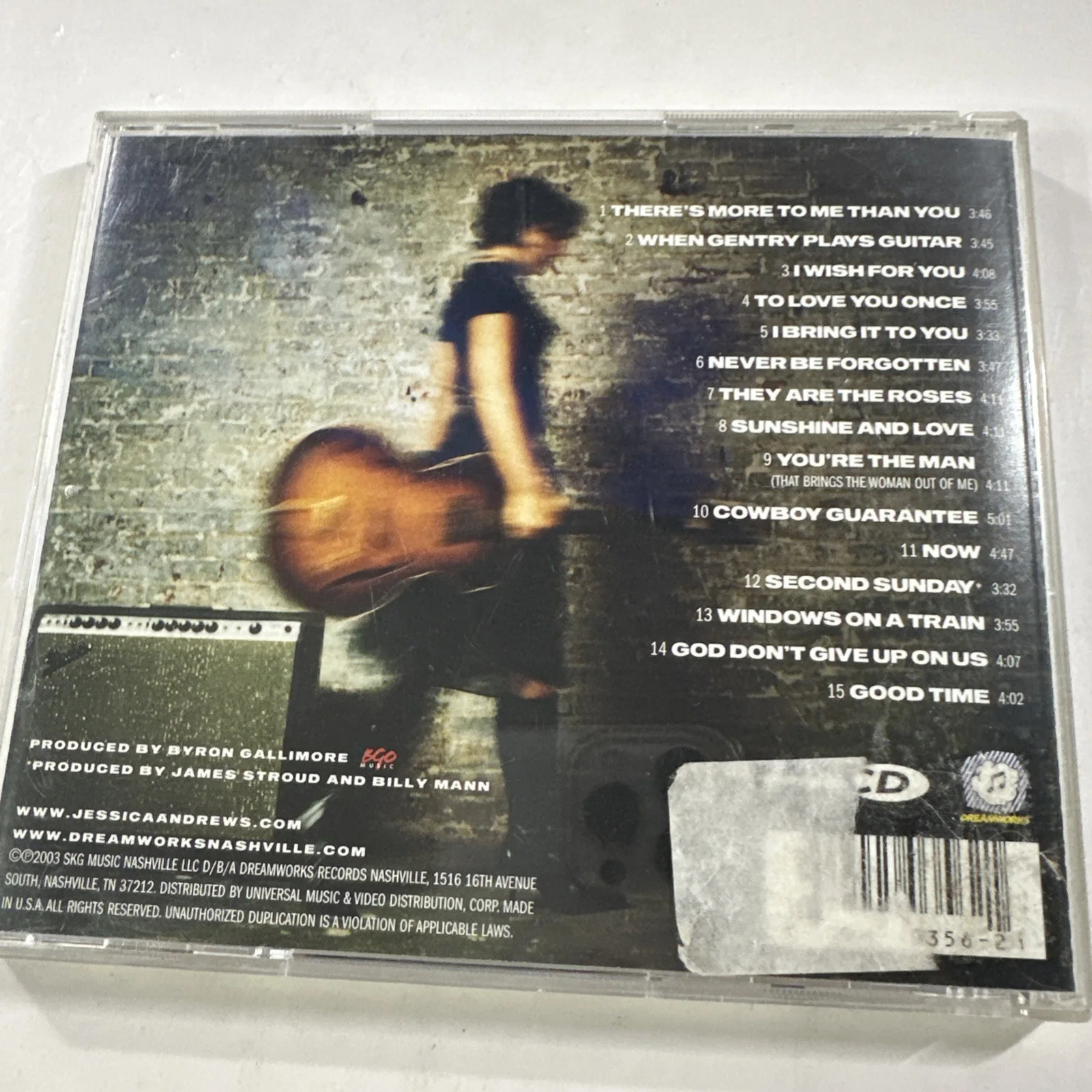 Jessica Andrews Autographed Hand Signed CD, image 2