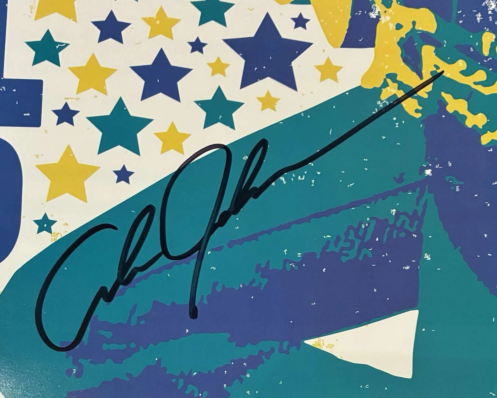 Alan Jackson Signed 25th Anniversary Here In The Real World 12x18 Poster JSA, image 2