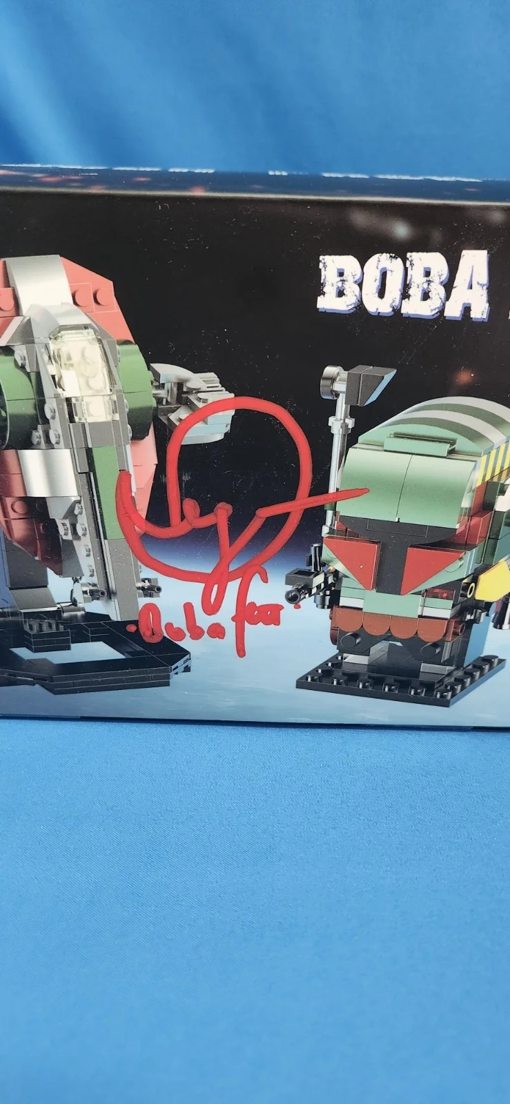 Daniel Logan — Daniel Logan signed Boba Pack Building blocks Toy COA/Holo Star Wars Boba Fett, image 3