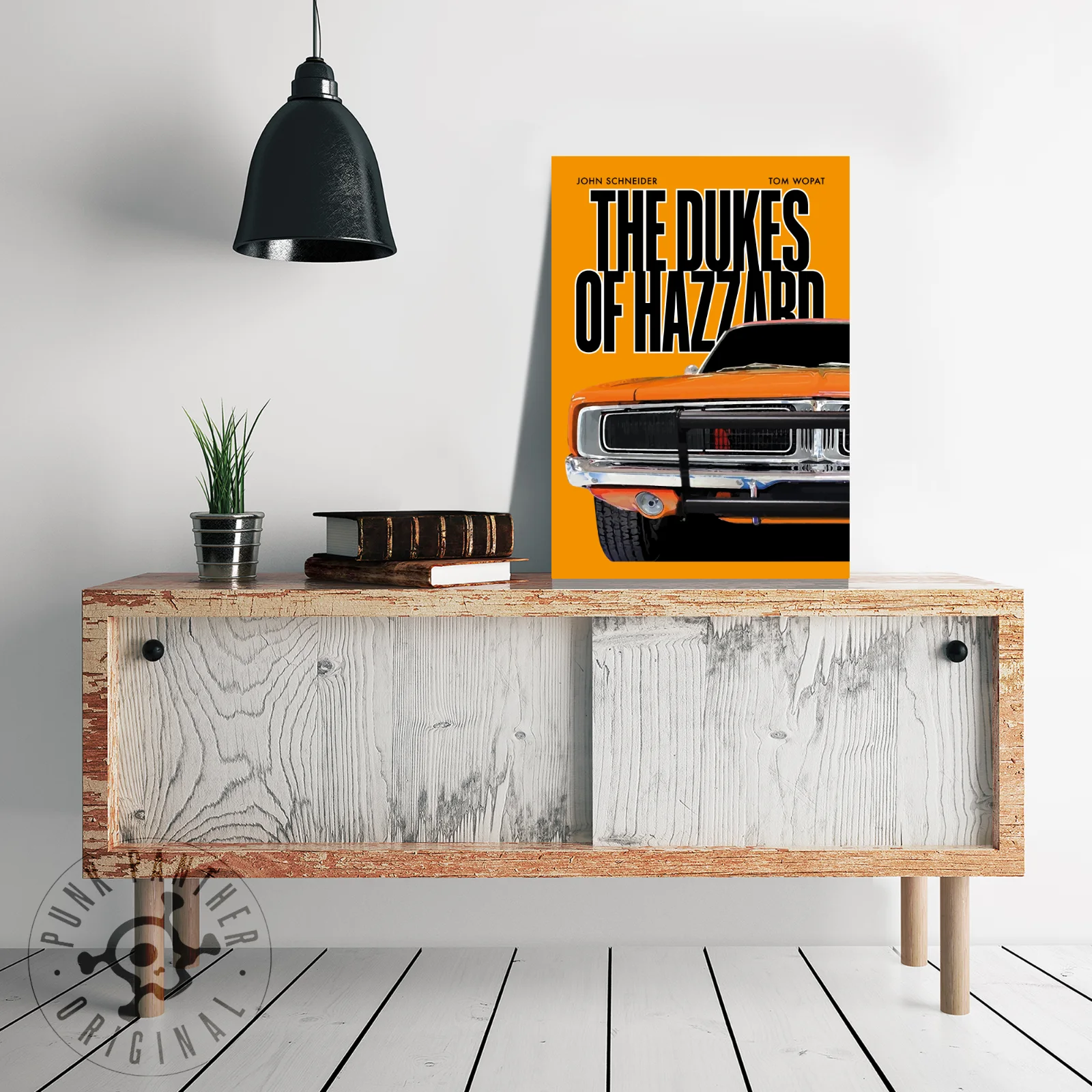 The Dukes of Hazzard Poster - General Lee '69 Dodge Charger RT – A3 Homage Print, изображение 3