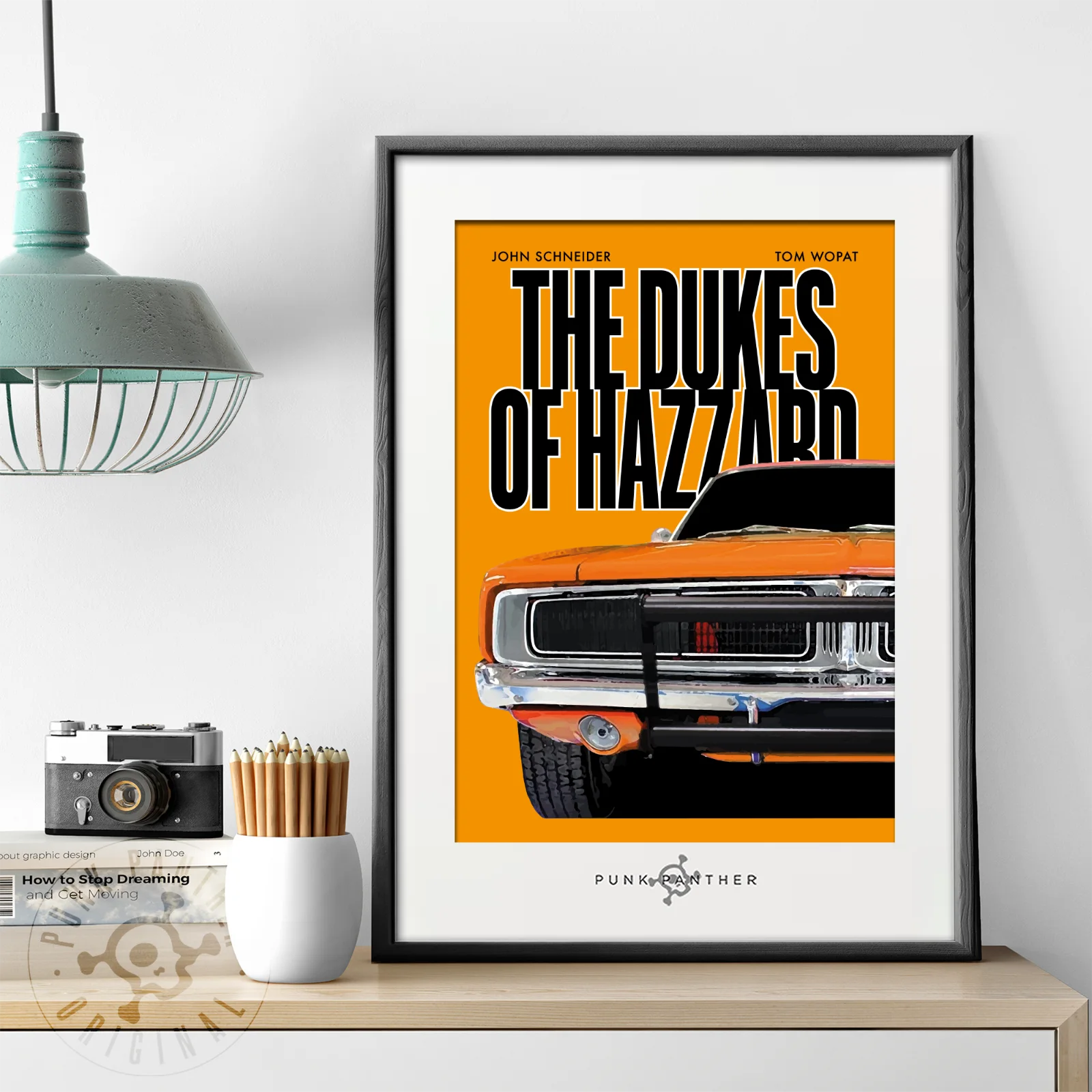 The Dukes of Hazzard Poster - General Lee '69 Dodge Charger RT – A3 Homage Print, изображение 4