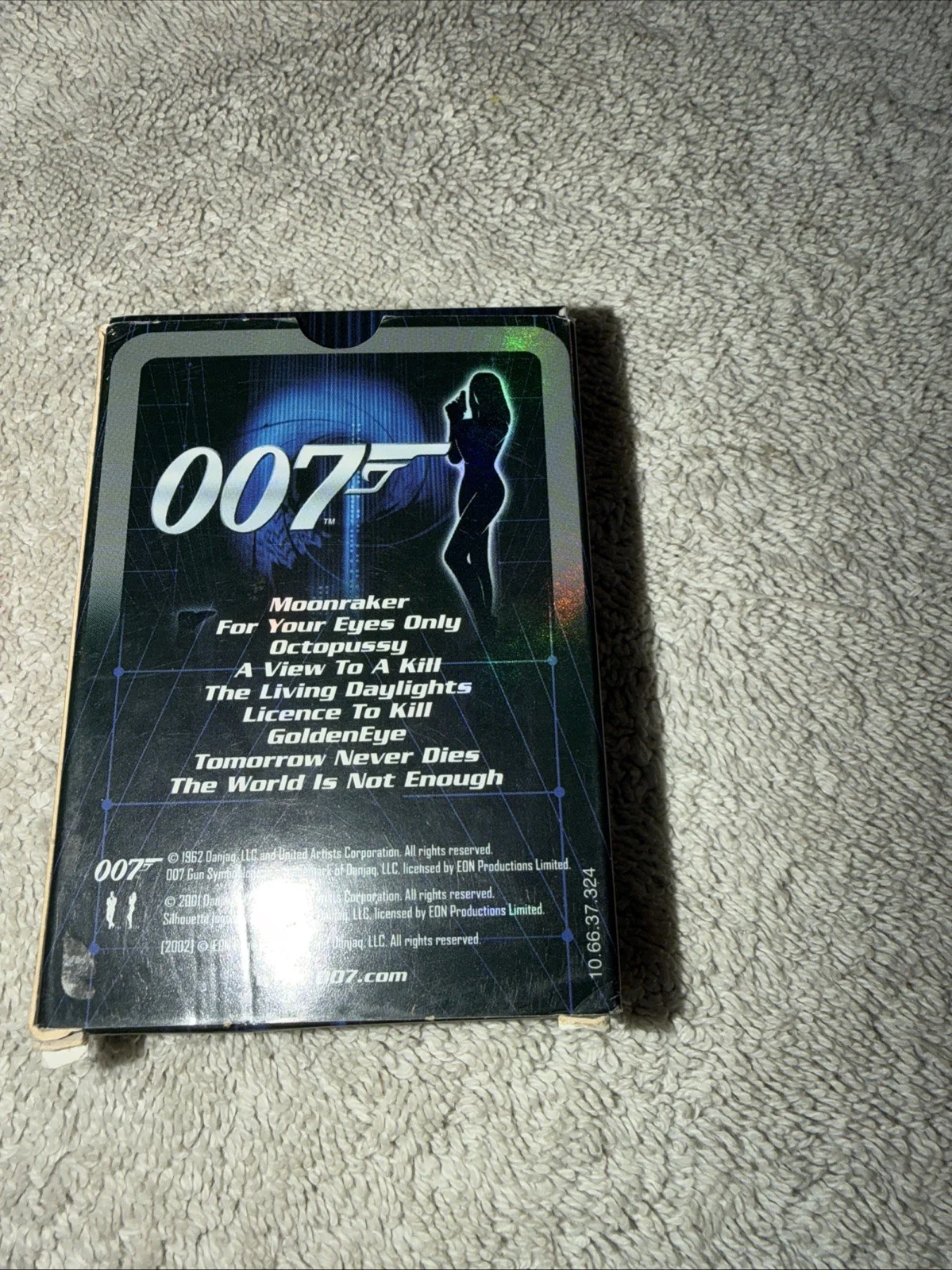 Carta Mundi James Bond 077 Playing Cards, Films 11-19, Sealed, Original, Rare., изображение 2