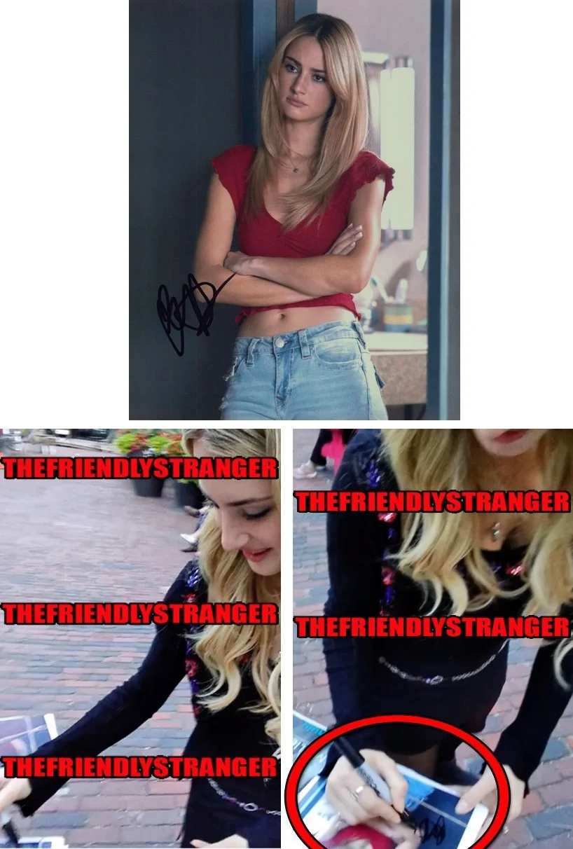 Grace Van Patten — Grace Van Patten signed "TELL ME LIES" 8x10 Photo EXACT PROOF j SEXY Lucy COA