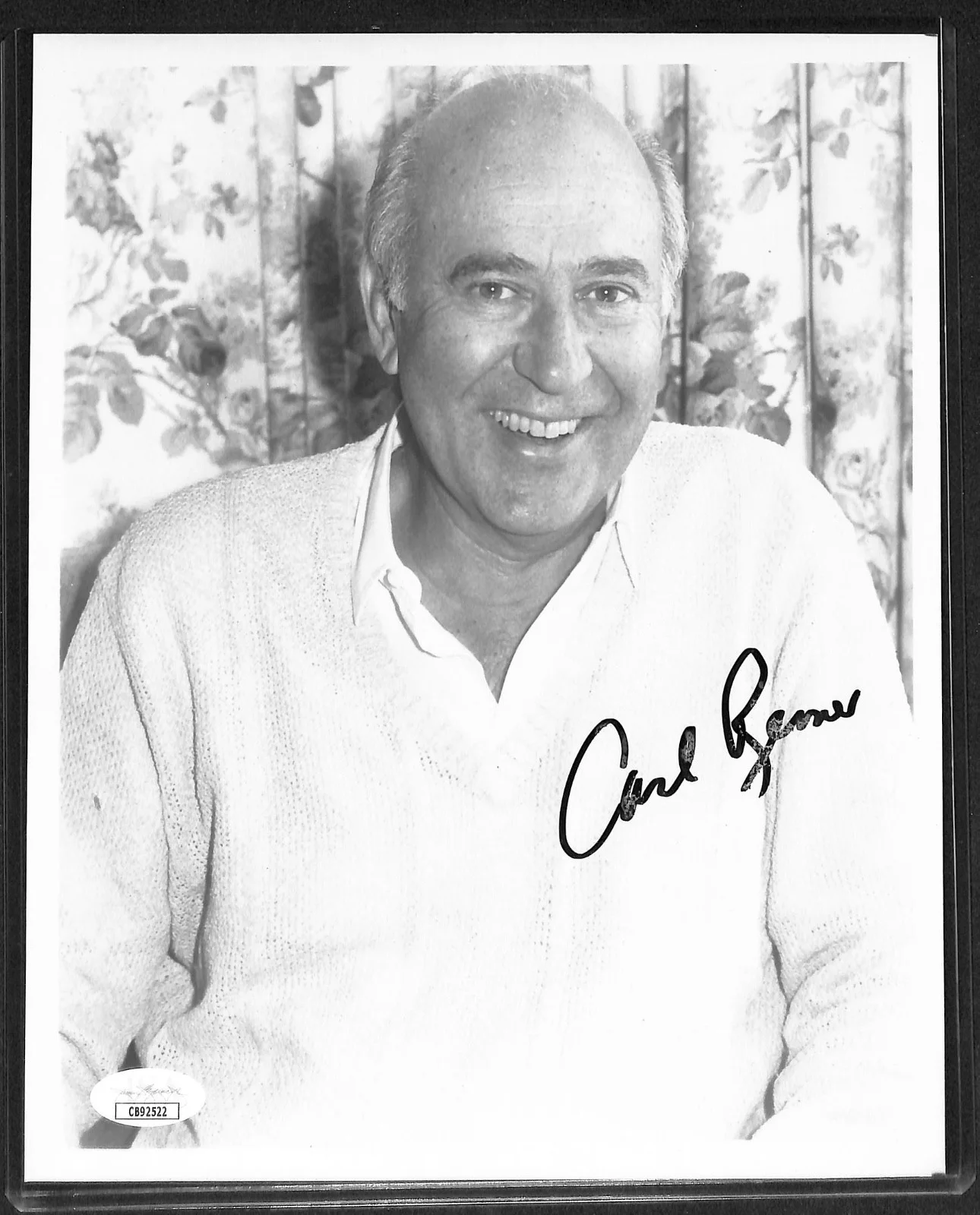 Carl Reiner — Carl Reiner 8"x10" Photograph Autograph JSA Authentic, изображение 2