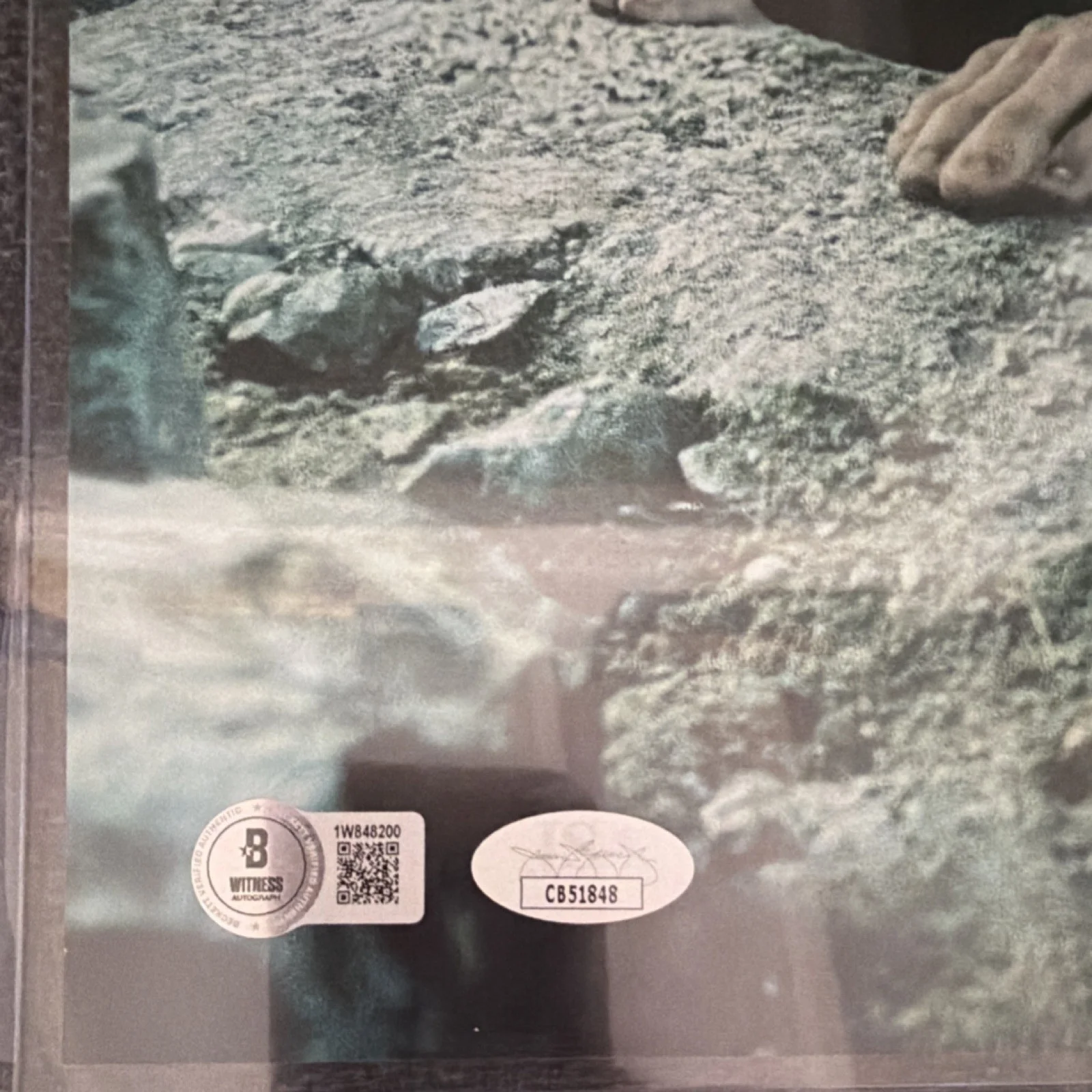 Frodo, Gollum, Sam — The Lord of the Rings Autographed Photo Frodo Gollum Sam Beckett Authenticated, изображение 2