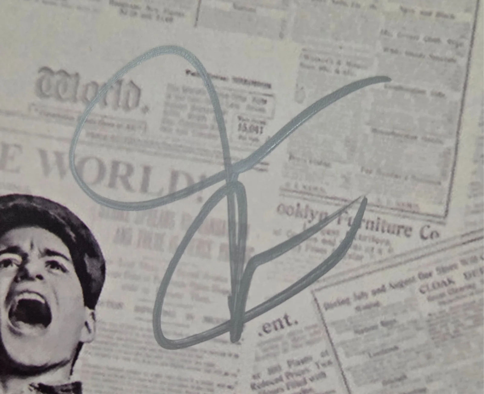 Jeremy Jordan Hand Signed Autograph 8x10 Photo Newsies Smash Actor Broadway, изображение 2