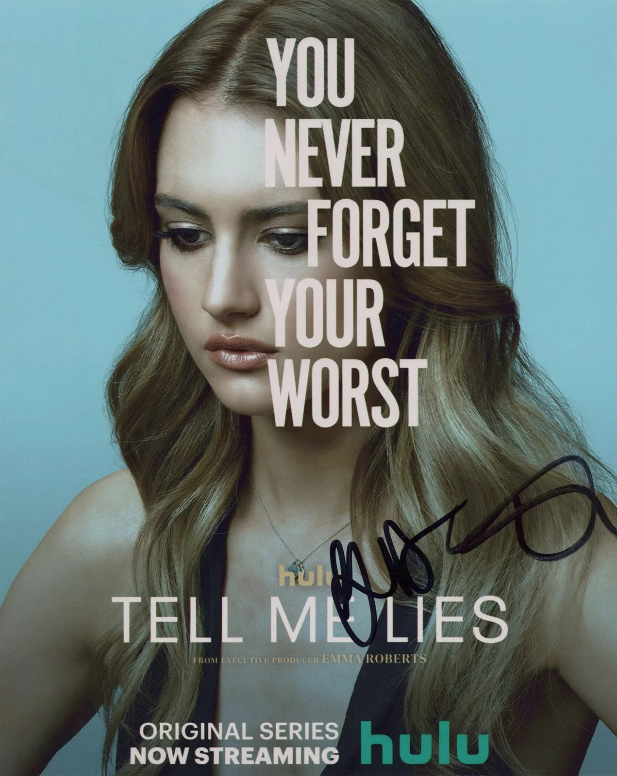 Grace Van Patten, Meaghan Oppenheimer — Grace Van Patten & Writer signed "TELL ME LIES" 8x10 Photo EXACT PROOF f COA, изображение 3