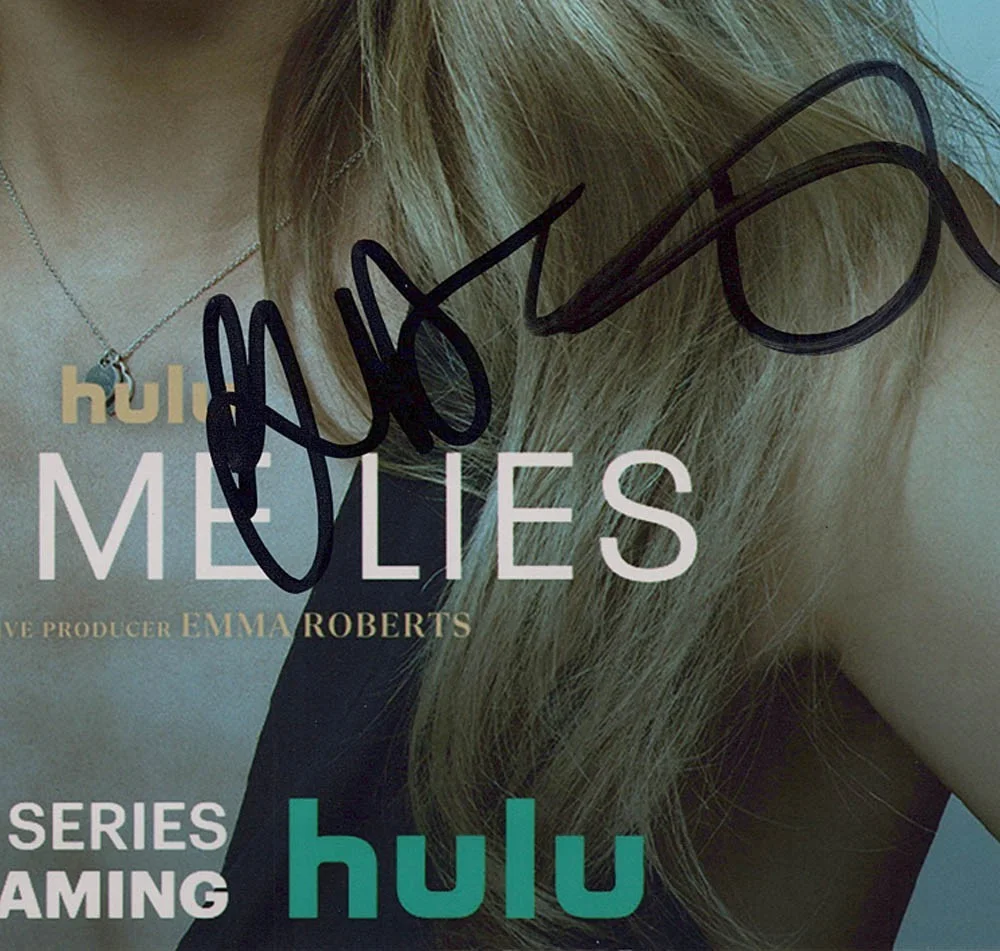 Grace Van Patten, Meaghan Oppenheimer — Grace Van Patten & Writer signed "TELL ME LIES" 8x10 Photo EXACT PROOF f COA, изображение 4