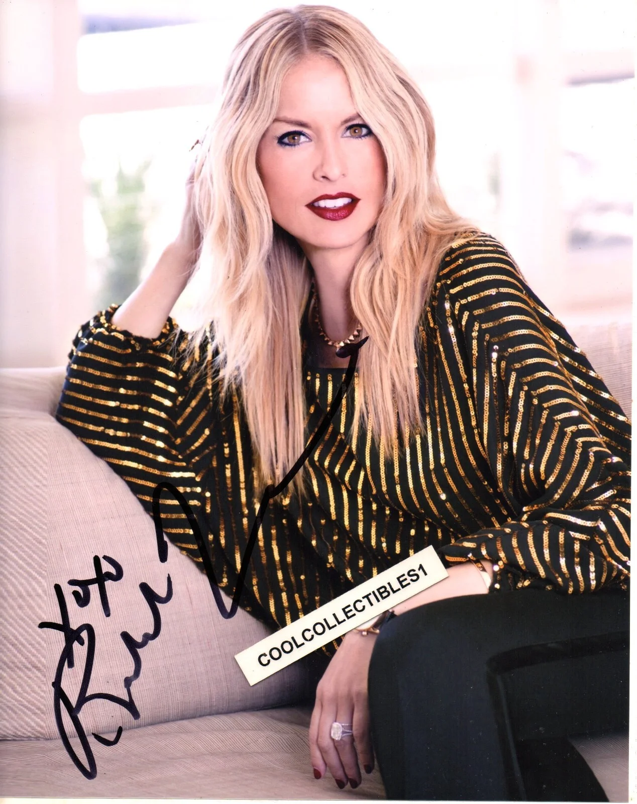 RACHEL ZOE — RACHEL ZOE " THE RACHEL ZOE PROJECT" HAND SIGNED 8X10 COLOR PHOTO 3 COA "PROOF"