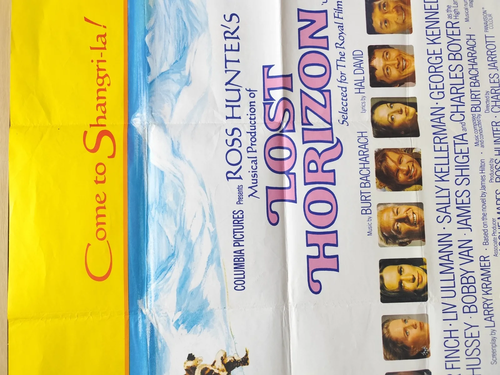 🎯 Lost Horizon (1973) – UK Quad – Musical / Bacharach / Royal Film Pick, изображение 4