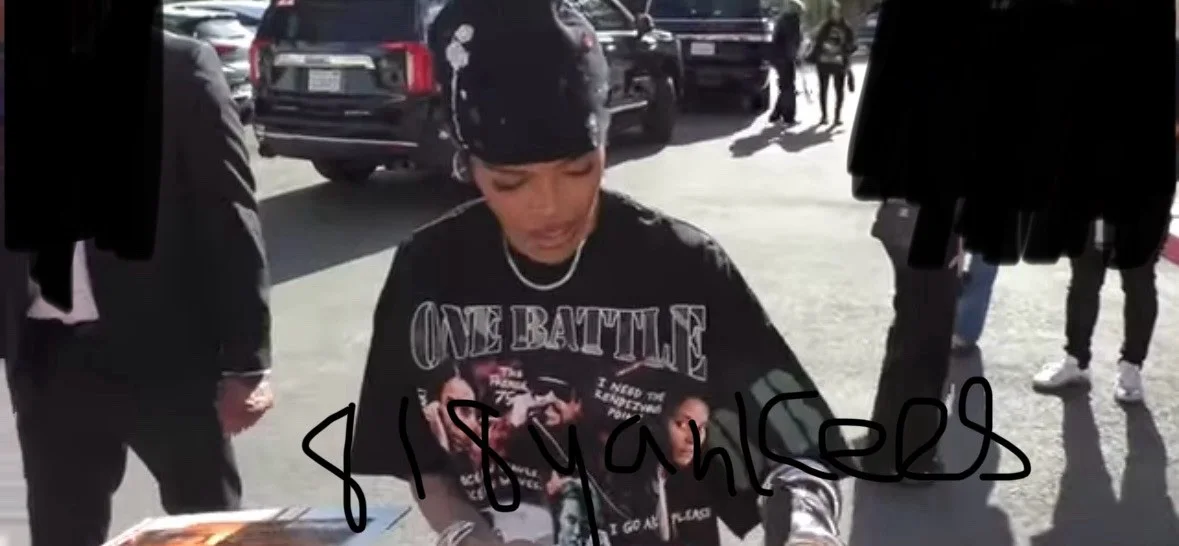 Teyana Taylor Signed 11x14 Photo One Battle After Another With Proof, изображение 2
