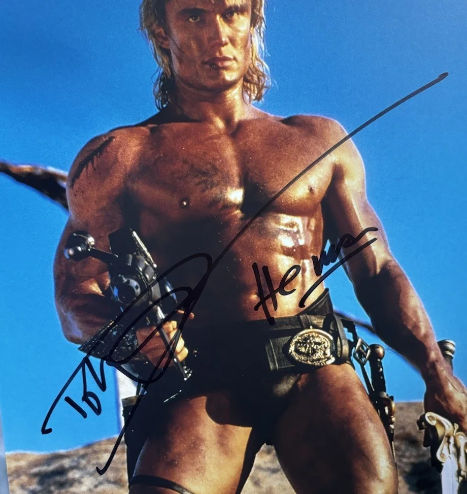 Dolph Lundgren Signed 11x14 Photo Inscribed He-man, image 2