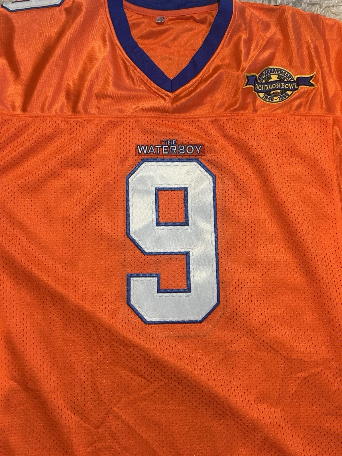 Adam Sandler — Adam Sandler Signed The Waterboy Large Stitched Jersey JSA COA Happy Gilmore, изображение 4
