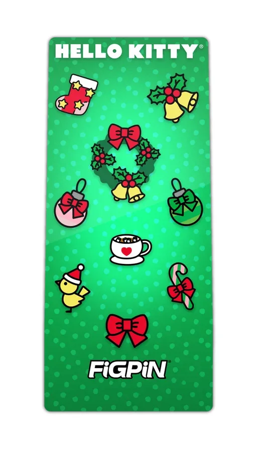 FiGPiN Hello Kitty Christmas (1026) Hello Kitty 3-Inch Enamel Pin, image 3