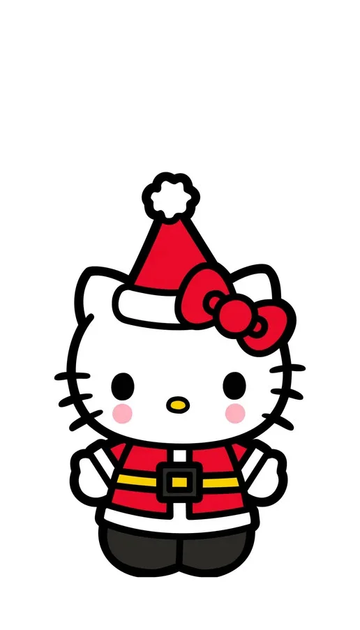 FiGPiN Hello Kitty Christmas (1026) Hello Kitty 3-Inch Enamel Pin, image 4