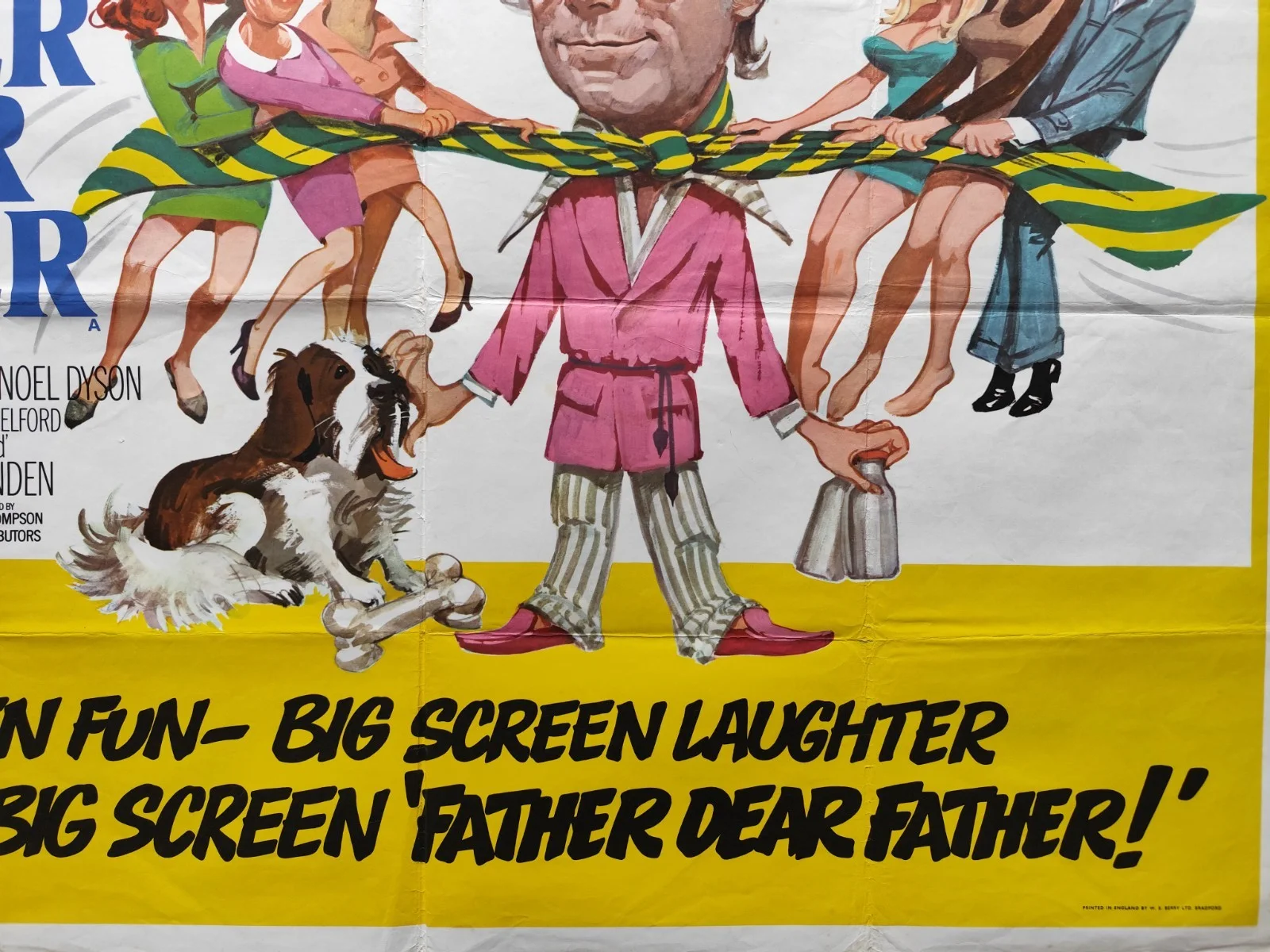 🎯 Father Dear Father (1973) – UK Quad – SS – Patrick Cargill / Rank Comedy, image 4