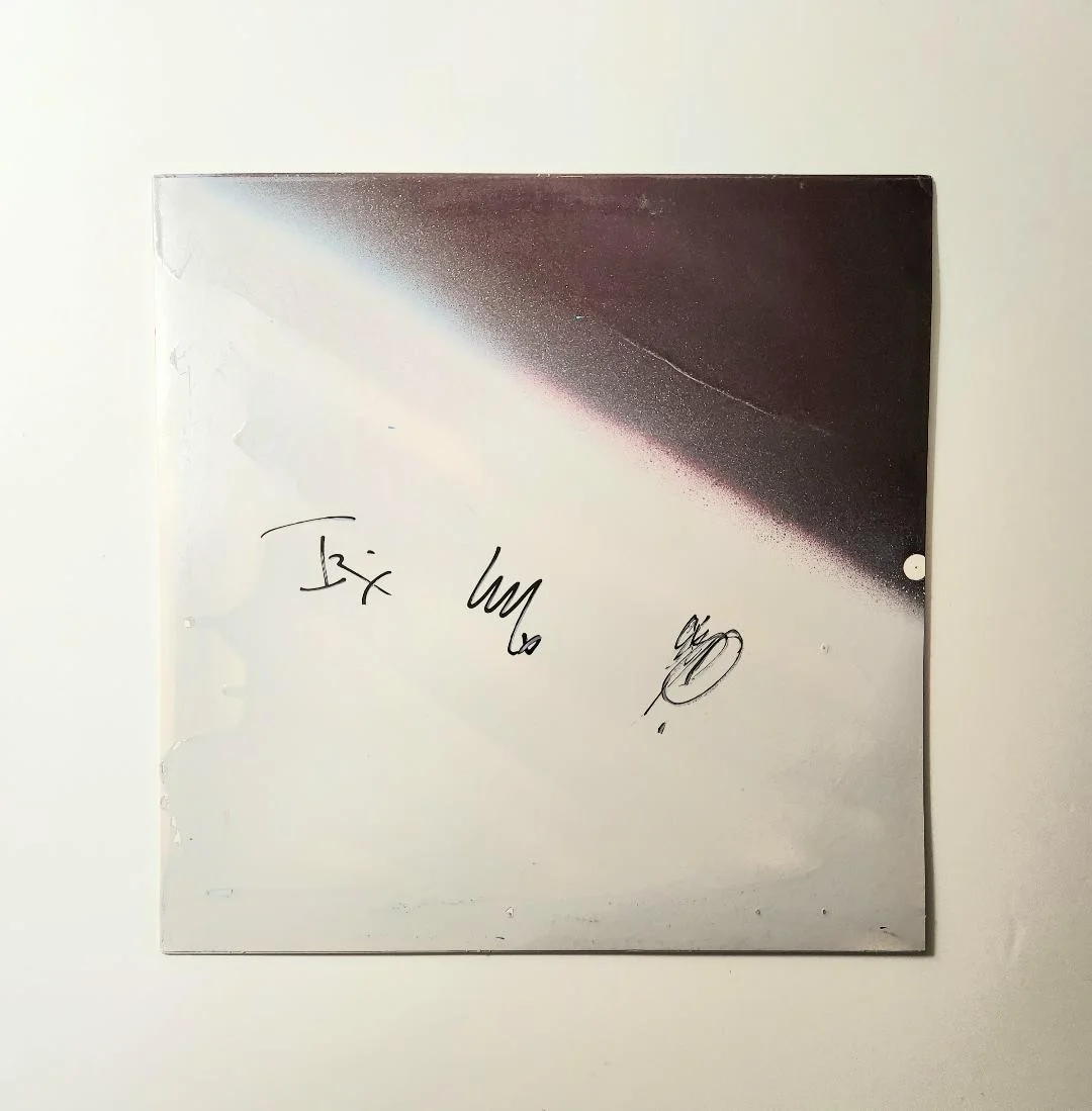 Chvrches Love Is Dead LP Vinyl Record Album Hand Painted Cover Signed Autograph, изображение 2
